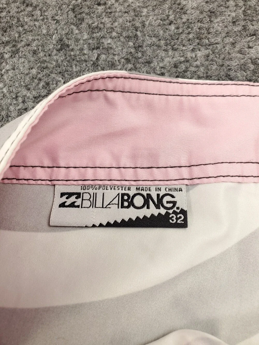 Billabong Boardshorts Mens 32 All Over Spiral Print Palm Trees Y2K Surfer Beach